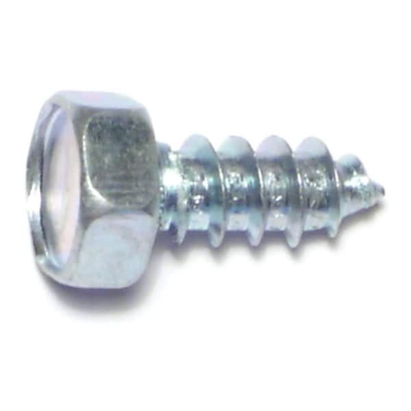 Midwest Fastener Sheet Metal Screw, 5/16" x 3/4 in, Zinc Plated Steel Flange Hex Head External Hex Drive, 25 PK 67708 - main